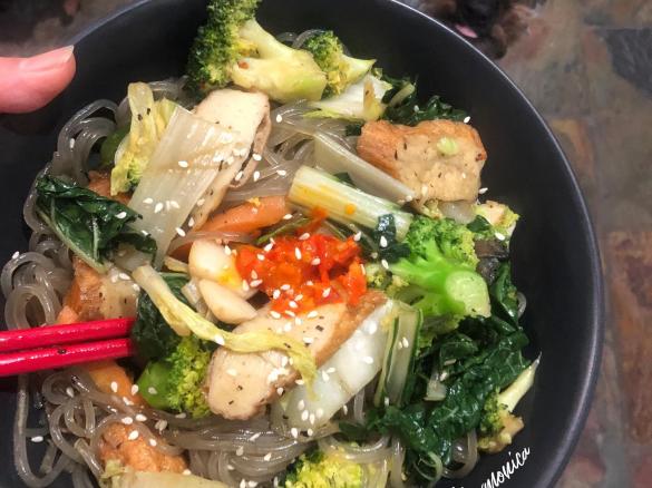 Chap Chae (Korean Noodles)