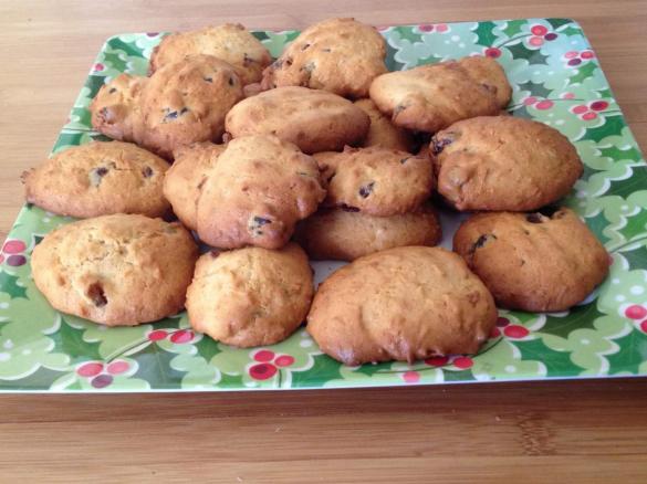 Coconut & Cherry Cookies
