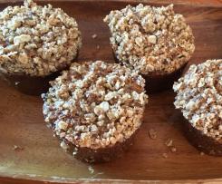 Banana Pecan Crumble Muffins