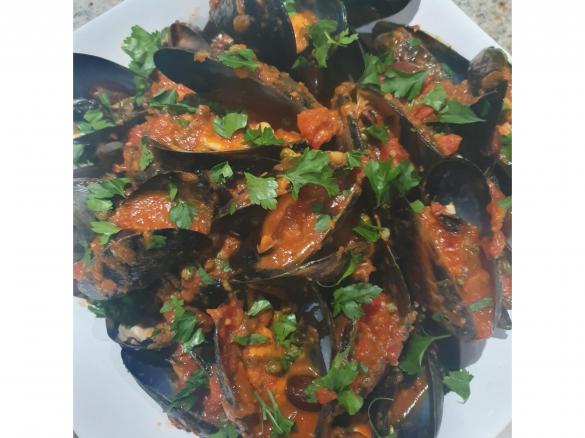 Mussels in a Maltese Fish Sauce