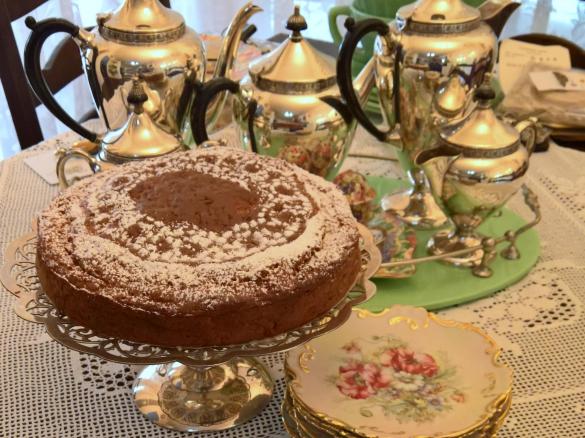 Apple, cinnamon  desert cake