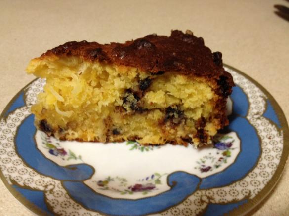 Apricot choc chip cake