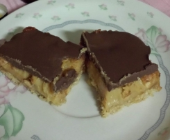 Hunters Clone of Salted Chocolate Caramel Slice with Peanuts (Gluten free)