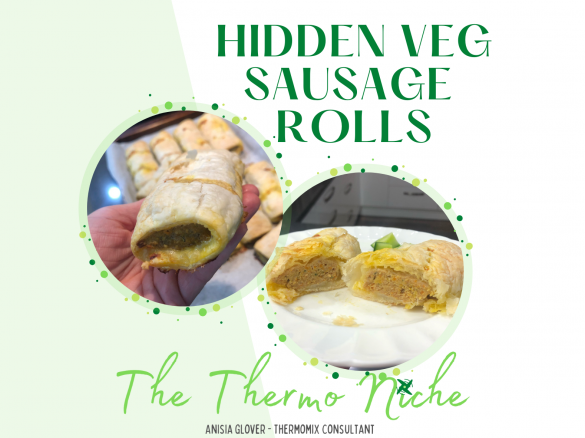 Hidden Veg Sausage Rolls by The Thermo Niche