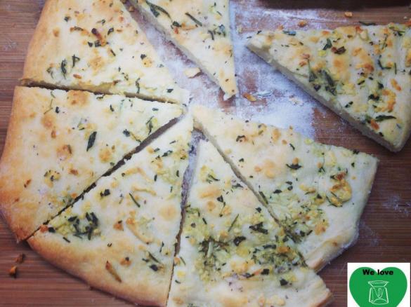 Pizza Bianca with Rosemary & Garlic