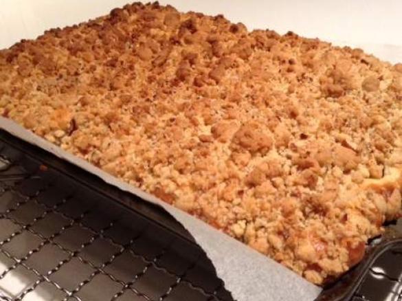 Pear, Pecan and Cheese Slice