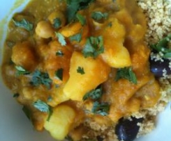 Vegetable Tagine with Olive and parsley couscous