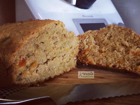 Banana & Apricot Brekkie Loaf - Kermie Kreations