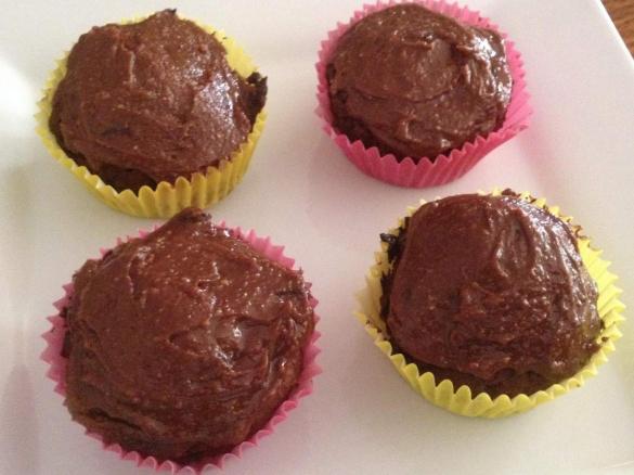 Chocolate Mud Cupcakes with Ganache (Gluten, Dairy and Refined Sugar Free)