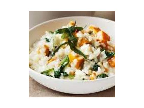 Roasted Pumpkin, Feta and Chicken Risotto 
