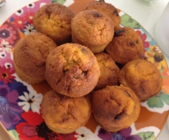 Mini Carrot + Raisin Muffins - Sugar Free / Dairy Free / Diabetic Friendly