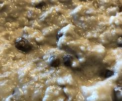 Apple,cinnamon&sultana porridge