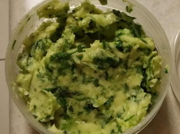 Butter stuffing for Chicken Kiev-Parmigiana