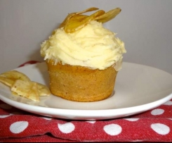 Honey Cream Banana Cupcakes