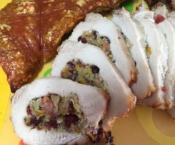 Stuffed loin of Pork