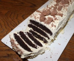 Gluten Free Chocolate Ripple Log