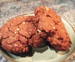 Dark Chocolate Anzac Biscuits