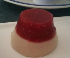 Raspberry and Vanilla Coconut Pannacotta