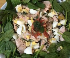 Quinoa and Salmon Pumpkin Salad