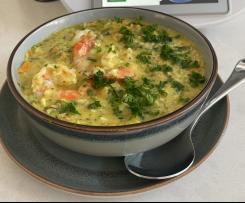 Keto Friendly Seafood Chowder