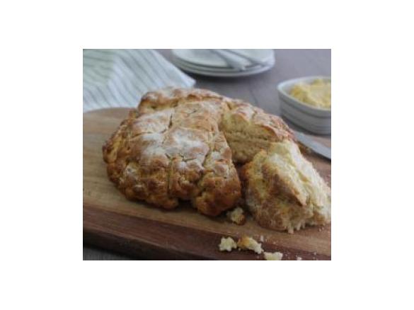 Damper with golden syrup butter