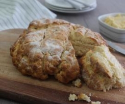 Damper with golden syrup butter