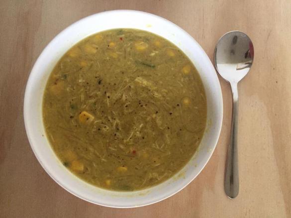 Chicken and Corn Noodle Soup