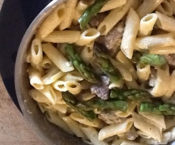 Creamy Aparagus Pasta