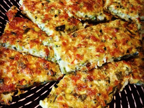 Zucchini Cheesy 'Bread'