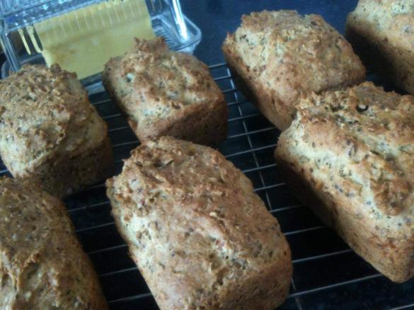 Chia, cheese and linseed - Gluten Free bread