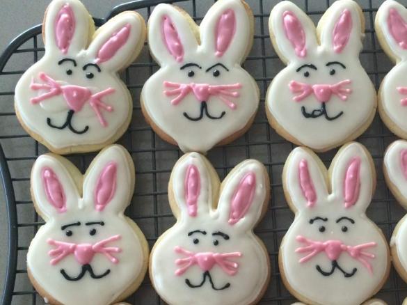 Easter Bunny Sugar Cookies