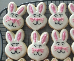 Easter Bunny Sugar Cookies