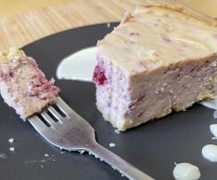 White Chocolate and Raspberry Cheesecake