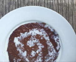 Champorado (Cocoa rice porridge)