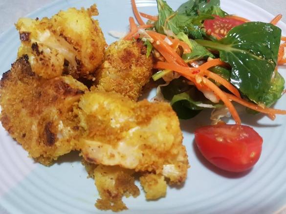 Vegan Cheesy Cauliflower Bites