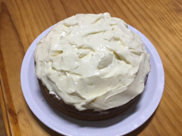 ICED EASY BANANA CAKE