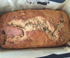 Banana bread with sultanas
