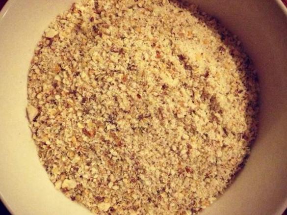 Garlic coconut dukkah