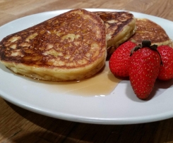 Fluffy Gluten Free Pancakes with Dairy Free Option.