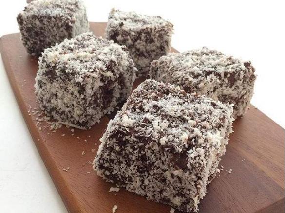 Chocolate Ganache Lamingtons