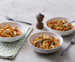 Tomato pasta with vegetables and feta (TM31)