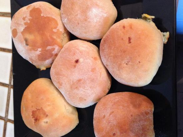 Chicken, Corn and Spinach Pizza Pockets