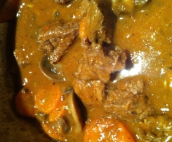 Beef, Carrot & Mushroom Casserole
