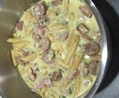 Sausage and Bacon Penne