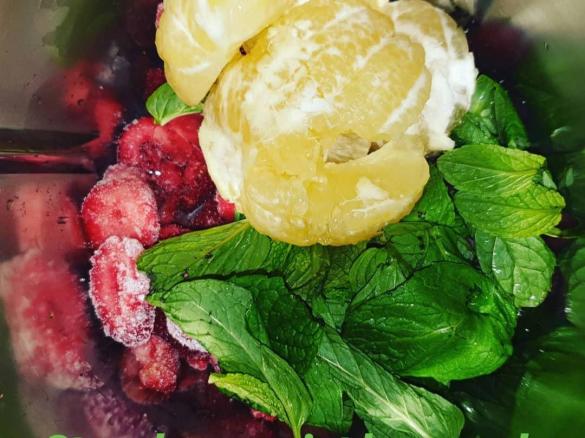 Strawberry Mint Lemonade