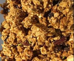 Crunchy Granola Clusters- Not cardboard!