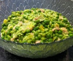 Peas in Creamy Mustard Sauce