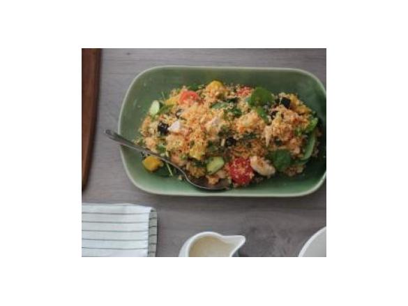 Warm Chicken, Pumpkin and Couscous Salad