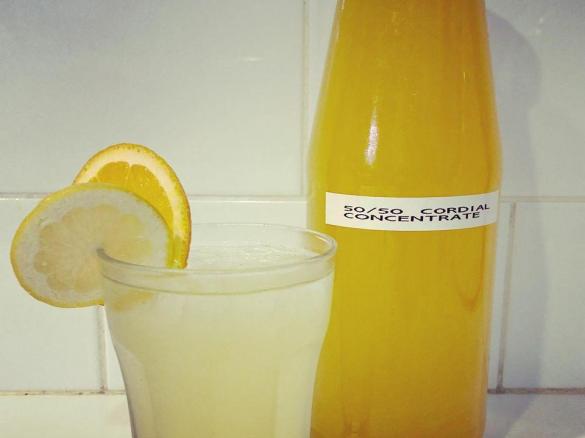 50/50 Lemon and Orange cordial concentrate