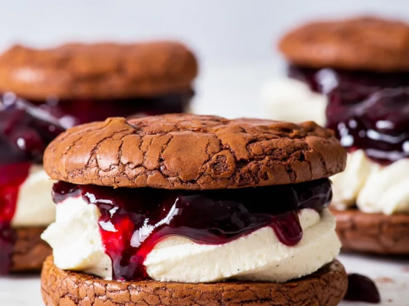 Gluten Free Black Forest Brownie Cookies